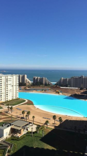 Отель Departamento Vista al Mar, Laguna Bahia, Algarrobo 1808M  Альгарробо